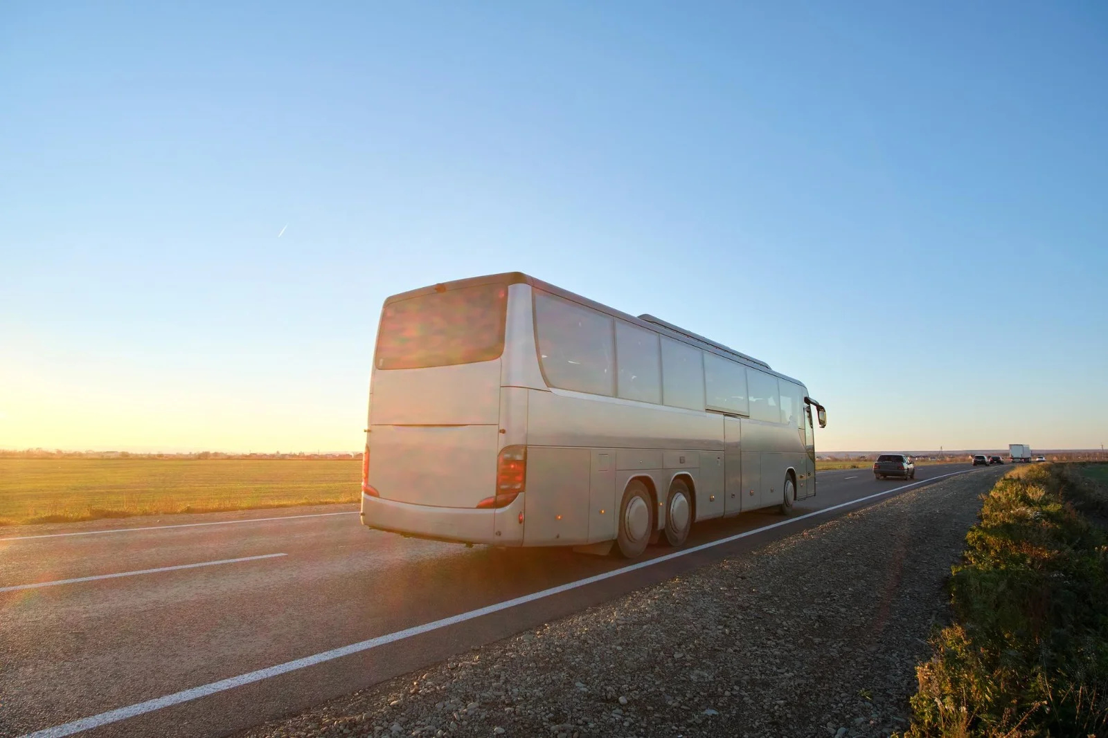 Foto de autobus en carretera